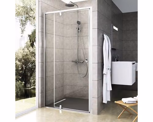 Porta doccia RAVAK Pivot PDOP2-120 alu+trasparente 03GG0C00Z1
