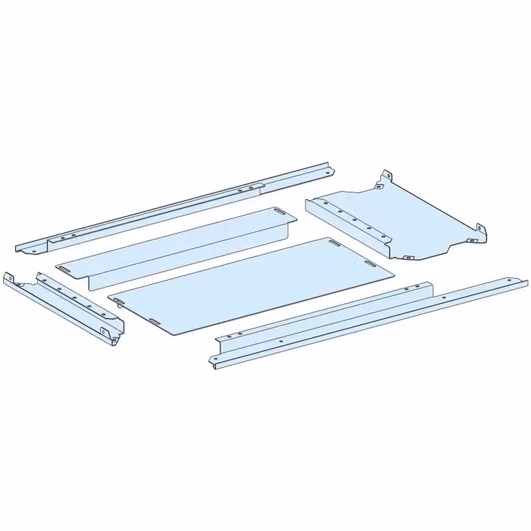 Schneider Electric PrismaSeT-P, piastra passacavi, 2 pezzi, IP30, larghezza = 650 + 150 mm, profondità = 400 mm LVS08497