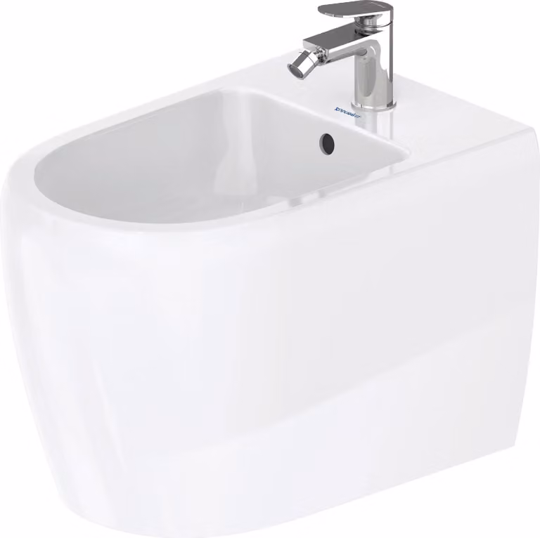 Duravit Collection One Bidets sur pied, 1 trou pour robinet, avec trop-plein, 390x600x400mm, 2263100000, 2263100000