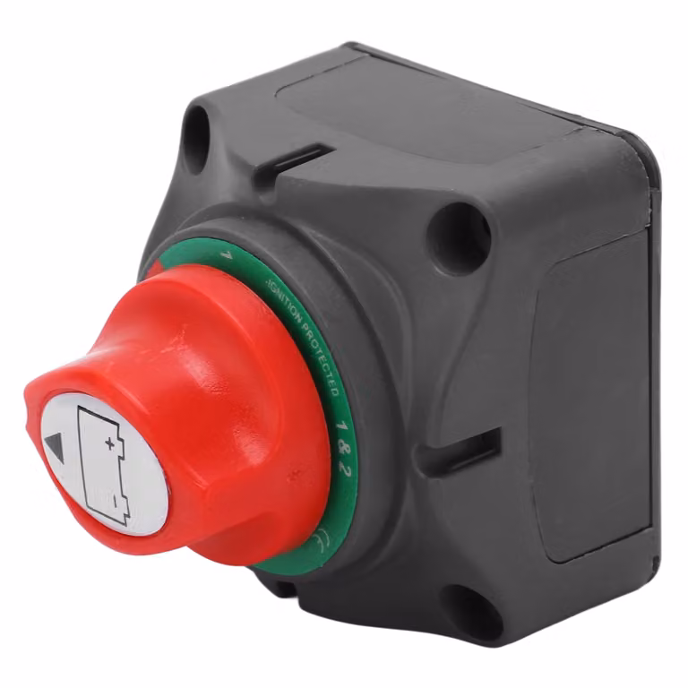 interruttore della batteria 12V-48V, sezionatore della batteria, interruttore dell'isolatore della batteria, interruttore master della batteria, interruttore della batteria dello yacht, interruttore della batteria ad alta corrente
