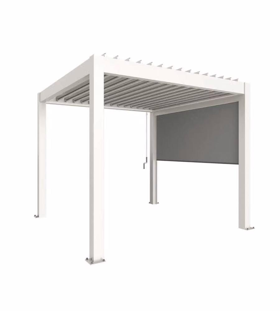Biohort Tenda da Sole ZIP 272x235 cm Bianca per Pergola Esterno