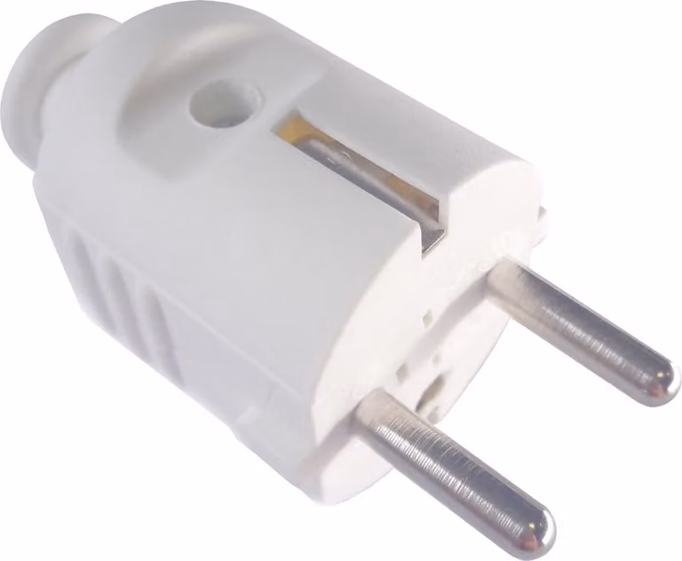 Spina centrale Bachmann, connettore DIN 49441 - Connessione di rete - Alimentazione CEE 7/7 (maschio)