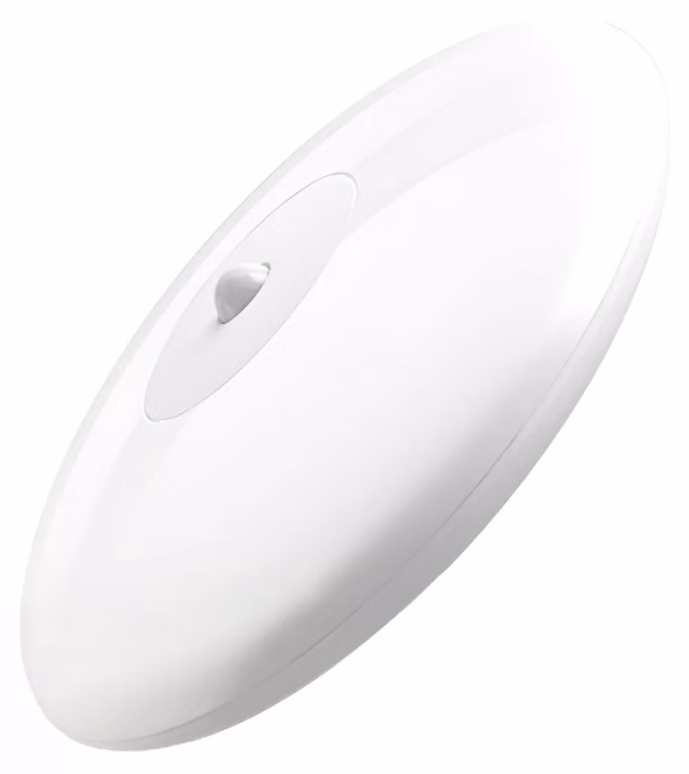 Plafoniera a LED Braytron Ø26 cm con sensore di movimento, luce da soffitto rotonda per bagno, 18 W, IP44, 3000 K