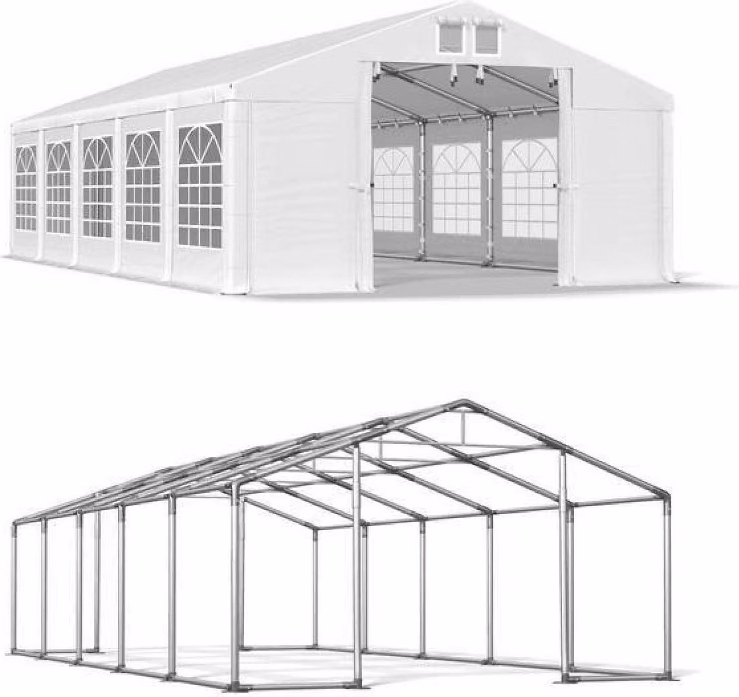 5x10 Partito bianco Tenda WINTER ISD