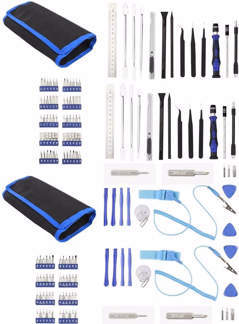 set di strumenti per la riparazione del telefono cellulare da 160 pezzi | set di cacciaviti meccanici di precisione con custodia portatile | strumento di apertura per smartphone telefono cellulare tablet laptop | kit di strumenti di riparazione di precisi