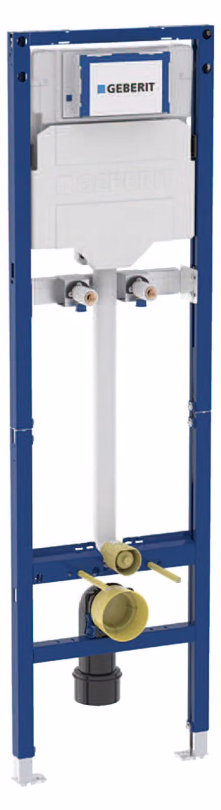 Geberit Duofix, élément pour vasque à affusion, 175 cm, chasse d'eau à encastrer Sigma 12 cm, robinetterie murale apparente, 111.565.00.2, 111.565.00.2