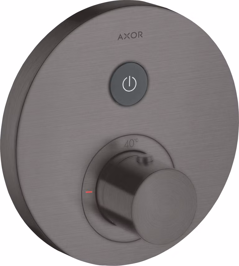 hansgrohe AXOR Starck ShowerSelect Thermostat rond à encastrer pour 1 consommateur, 36722340, 36722340