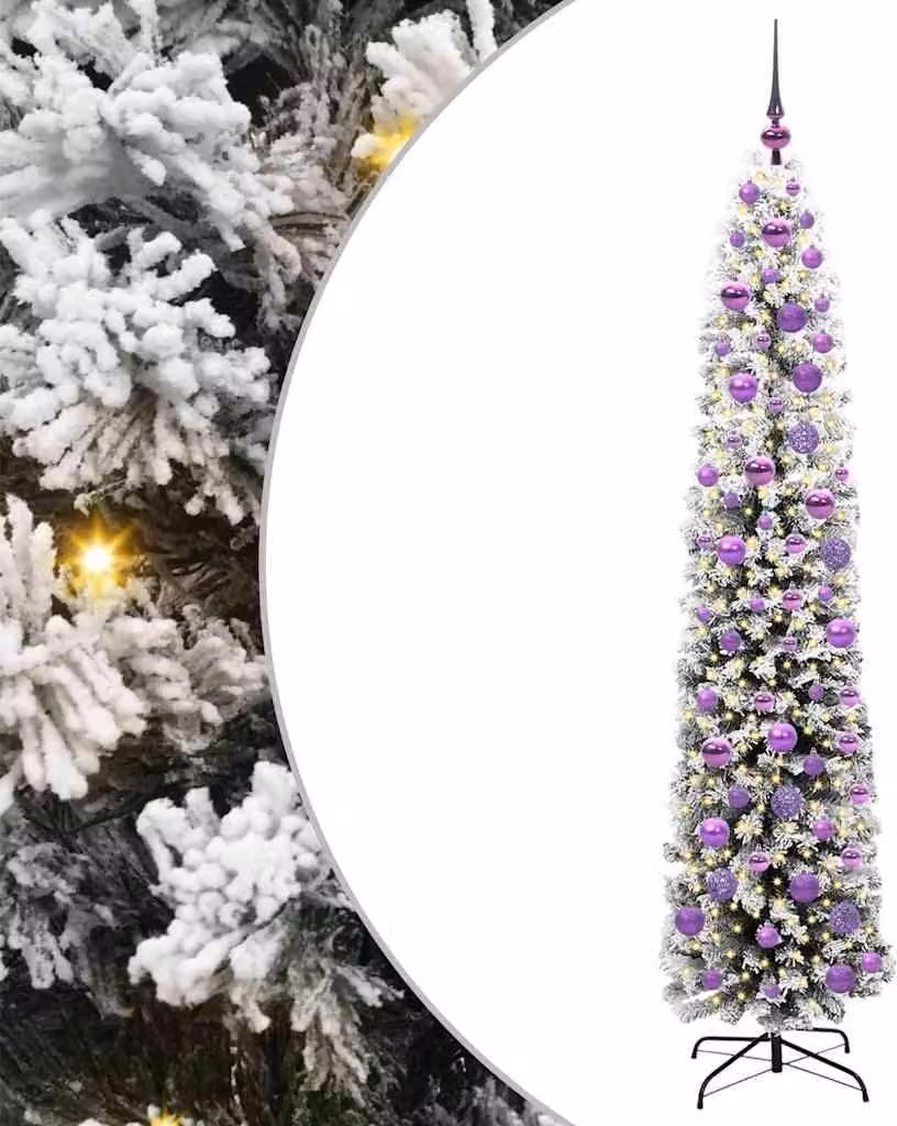 Albero di Natale artificiale con 300 LED Verde 180 cm