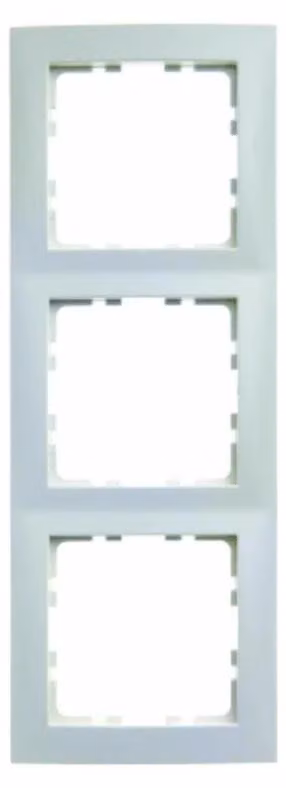 Cornice Berker, tripla, S.1, bianco polare opaco, 1 pz.