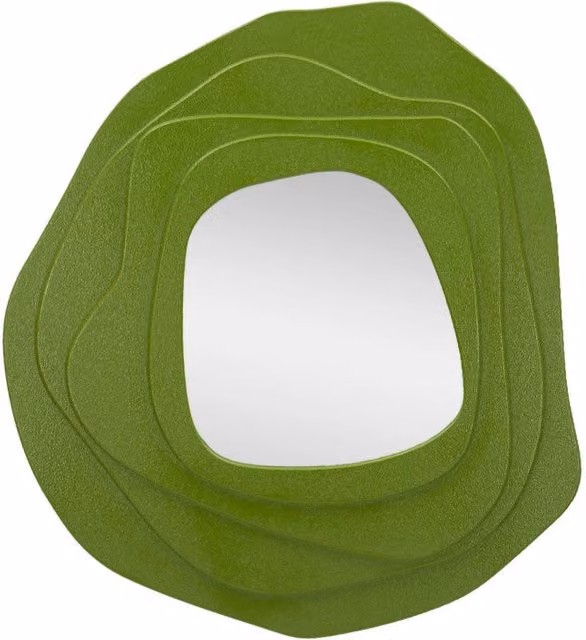 Specchio Da Muro Dalia Verde cm 90x4x97