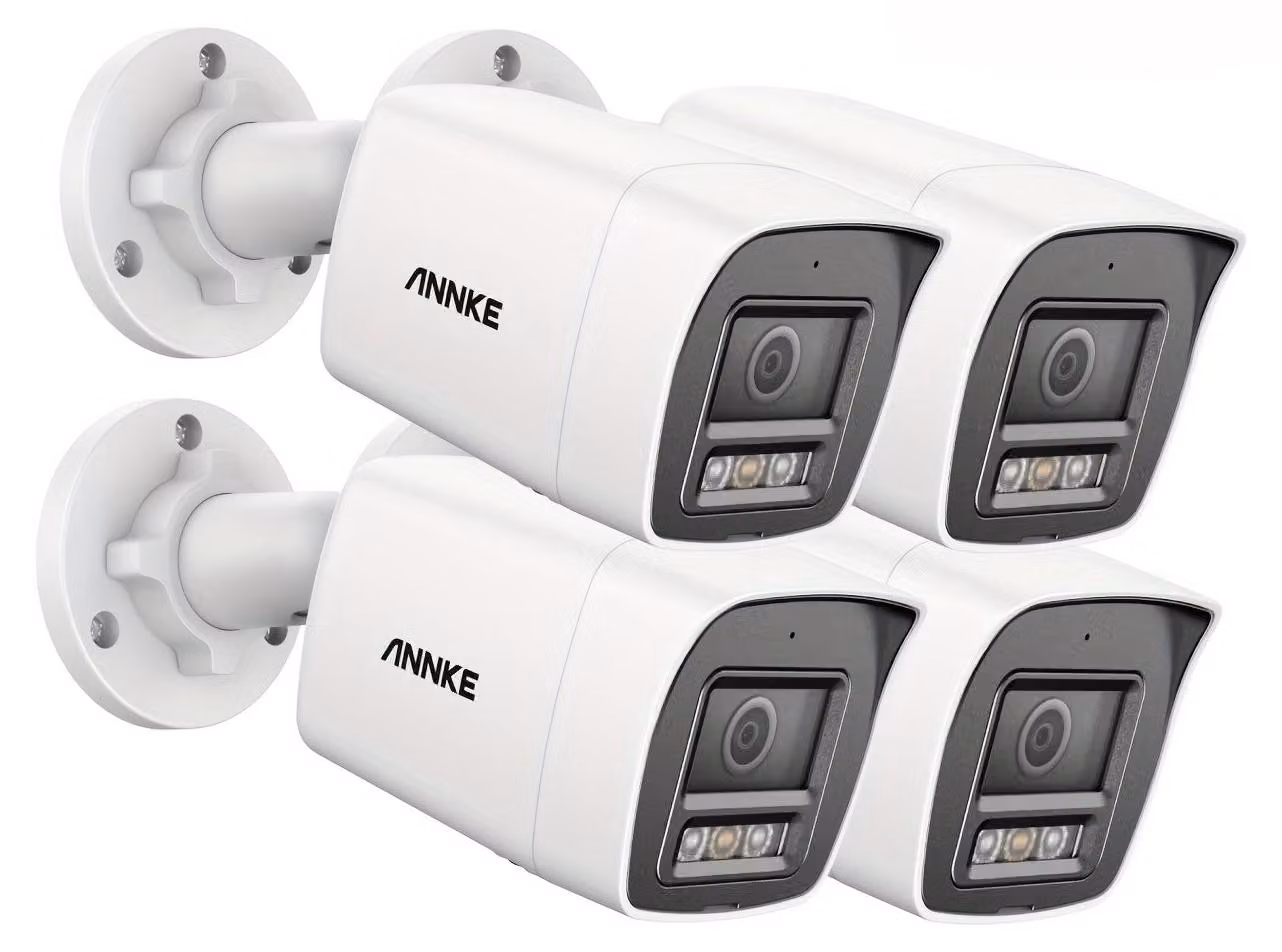Sistema di sicurezza - Videosorveglianza - Sistema di videosorveglianza a circuito chiuso (CCTV) - Kit di videosorveglianza - Disco rigido da 4TB - Qualità dell'immagine 3K