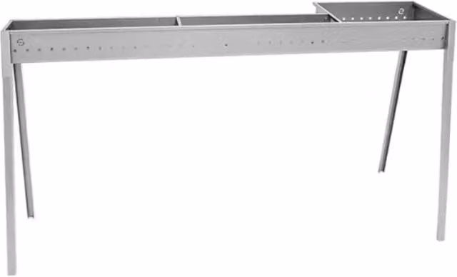 Barbecue a carbone da tavolo Lisa Milano Grill per arrosticini in acciaio inox color argento con griglia inclusa