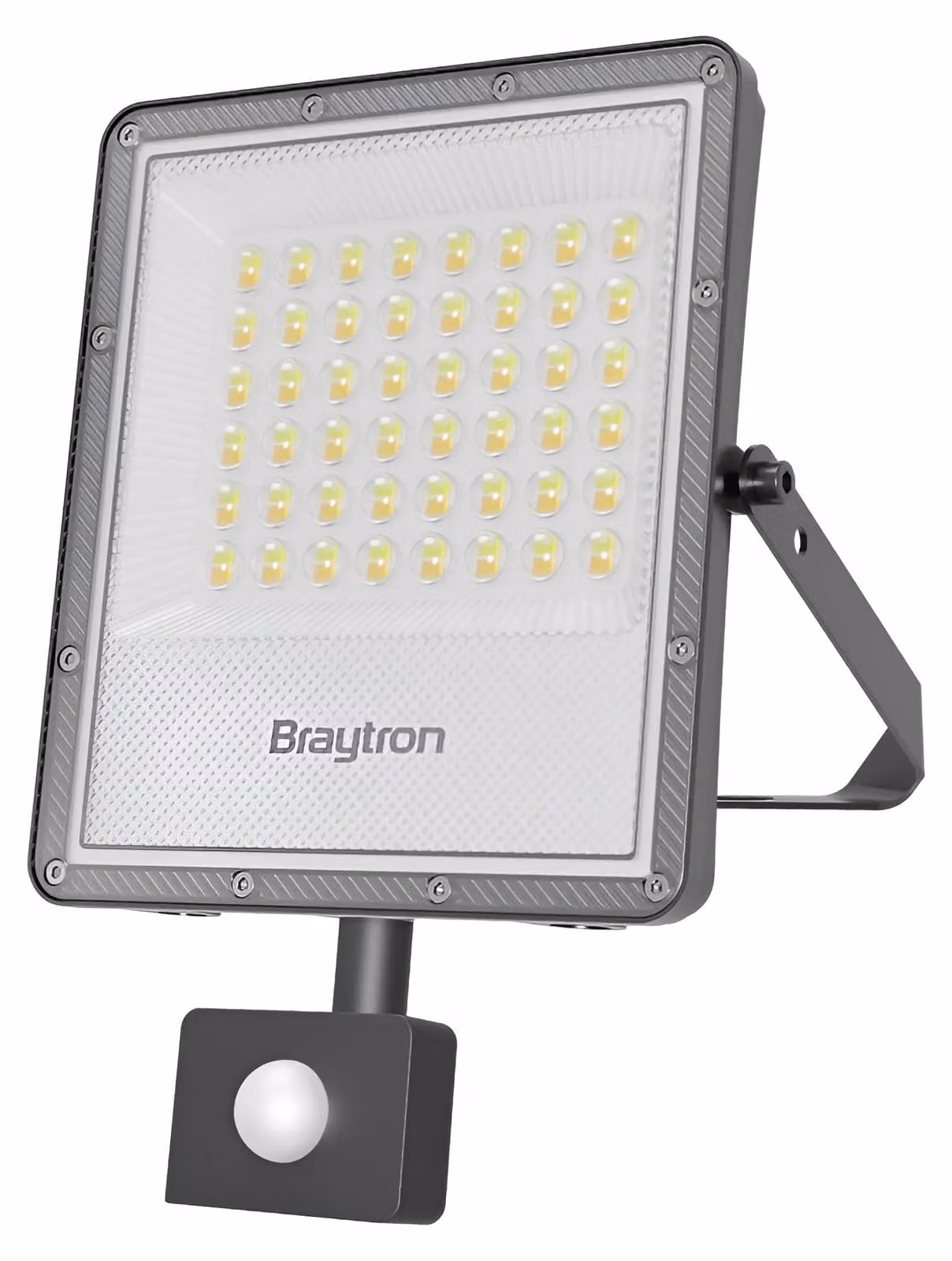 Proiettore LED Braytron con sensore di movimento, 50 W, bianco caldo, bianco neutro, bianco freddo, IP65