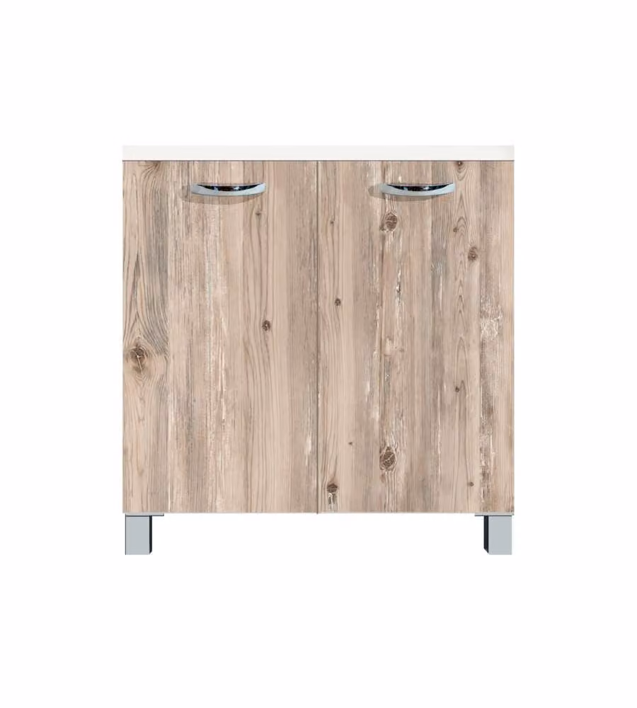 Base Cucina Easy - Colore Node con Ante e Ripiano 80 cm