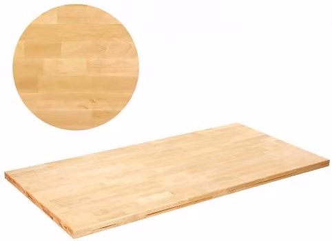 Scrivania da ufficio VEVOR con piano in legno di acero regolabile in altezza, L: 120 cm, P: 75 cm, H: 75-120 cm, colore marrone o beige