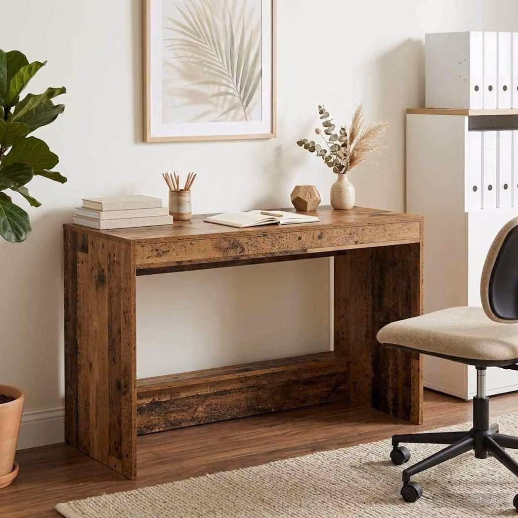 Maison Exclusive - Comodino-scrivania in legno di recupero e pannelli 100 x 45 x 75 cm