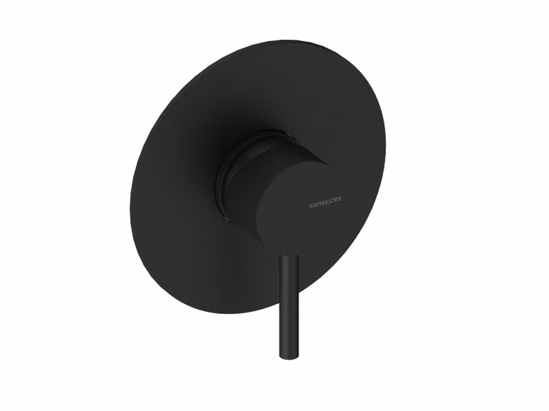 SANYCCES LOOP Miscelatore doccia incasso con corpo incasso, nero opaco