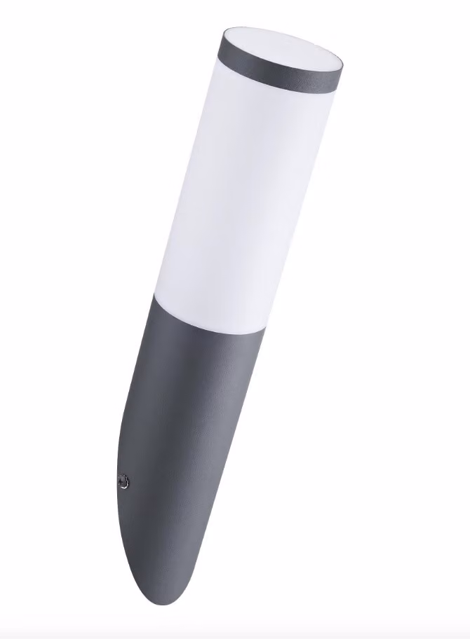 Lampada da parete inclinata per esterni grigio 1xE27 OSLO 300935 Polux