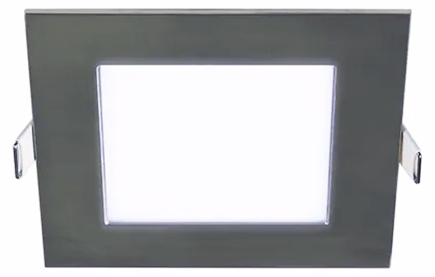 Forlight - Faretto da incasso a soffitto Easy CCT Square Recessed 120x120 in alluminio, polistirene grigio, OPAL