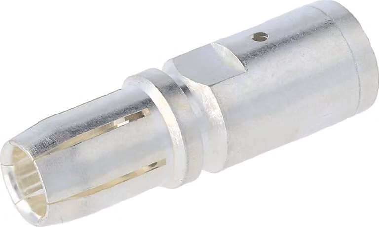 HARTING 100A Contatto assiale a vite Presa (F) 10 mm² - 25 mm² AWG8 - AWG4 argento, 1 pezzo Materiale lega di rame