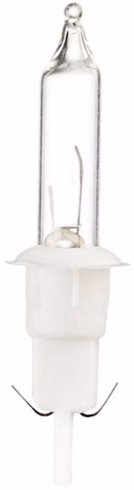 Lampadine di ricambio per ghirlande luminose, 2,4 V, 0,17 W, confezione da 5 pezzi, trasparenti