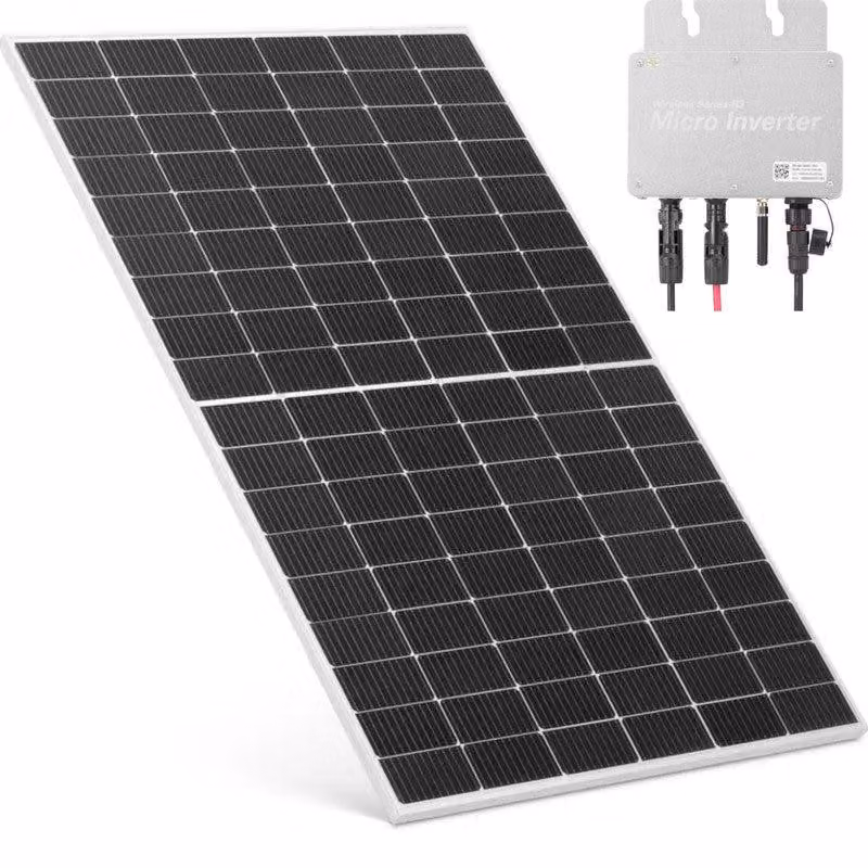 Pannello solare da balcone da 350W con micro-inverter – compatto e resistente