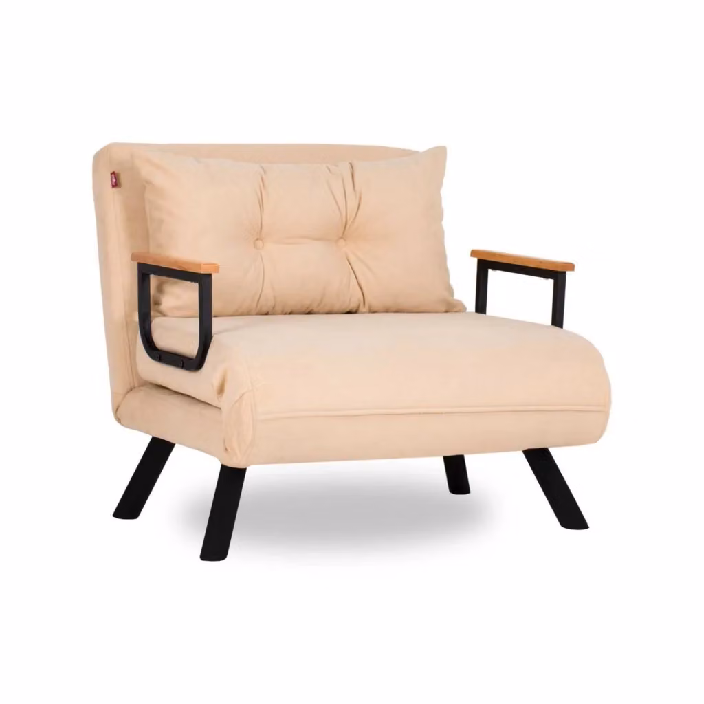 Poltroncina Reclinabile Keoni DMORA Bianco Crema L: 60 cm, P: 78 cm, H: 78 cm – 2