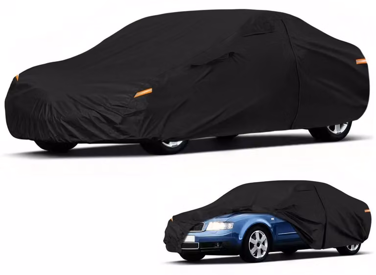 Copertura impermeabile per auto, compatibile con Audi A4 B5/B6 (1994-2004), adatta a tutte le stagioni, tipo "garage" completo con cerniera