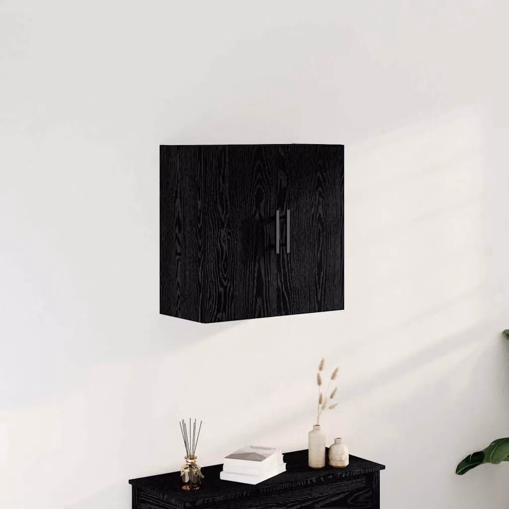 Armadietto a muro moderno vidaXL in legno ingegnerizzato con ante a battente, L 60 cm x P 31,5 cm x H 60 cm