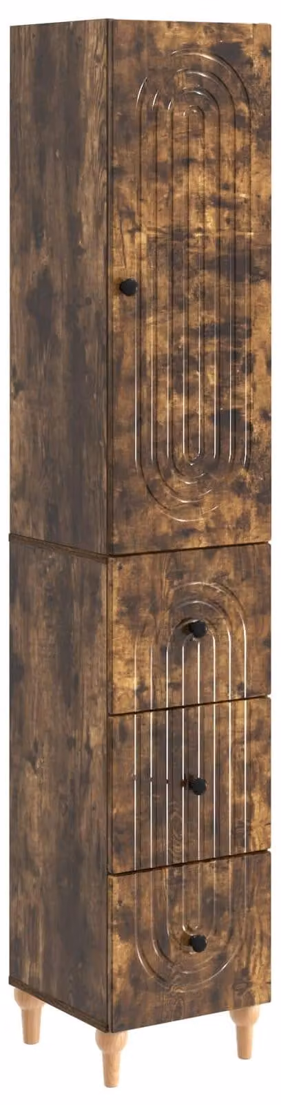 Set di armadi 2 pcs 33 x 34,5 x 90 cm Legno ingegnerizzato