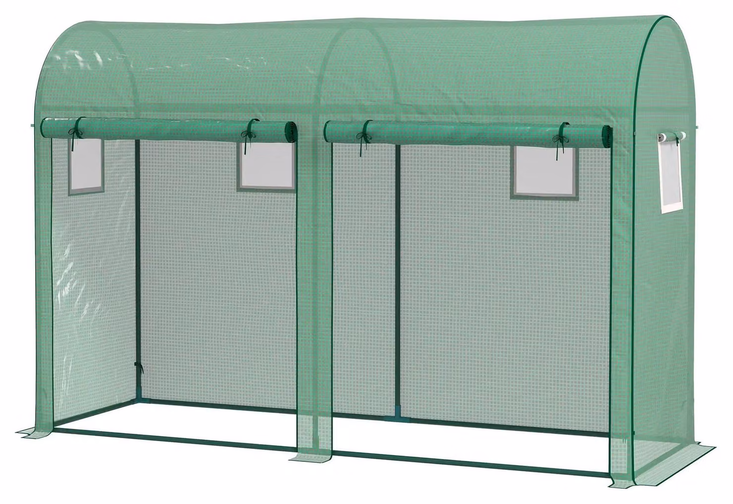 Serra da giardino/serra - Serra pieghevole isolata, dimensioni 300 x 100 x 200 cm - Adatta per interni/esterni - Protegge le piante - Rivestimento in PVC