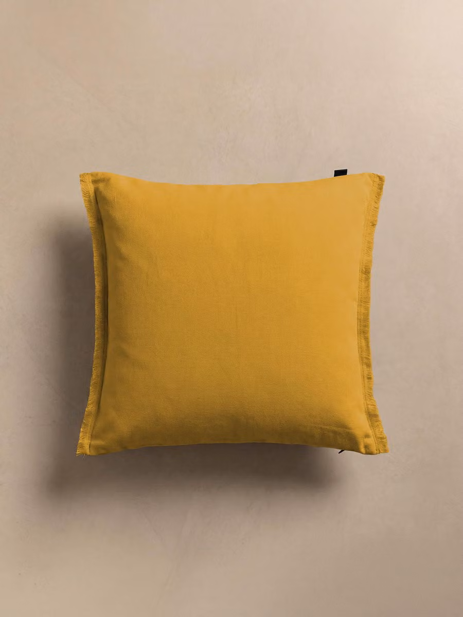 Cuscino da giardino quadrato Bimini Kenay Home giallo e marrone con rivestimento rimovibile e idrorepellente 45 x 45 cm – 2