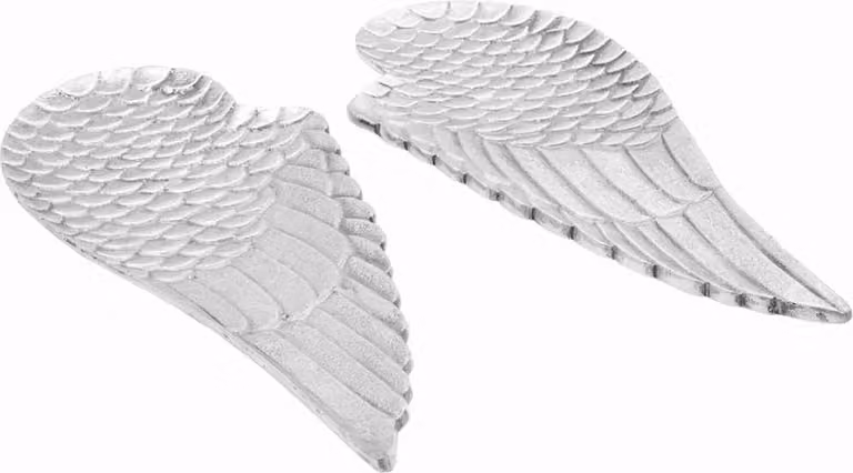 Cesto di frutta 2 pcs Argento 40 x 18 x 2.5 cm Alluminio