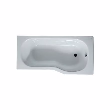 Jika Tigo - Vasca asimmetrica, 1600x800x430 mm, destra, bianco H2222100000001