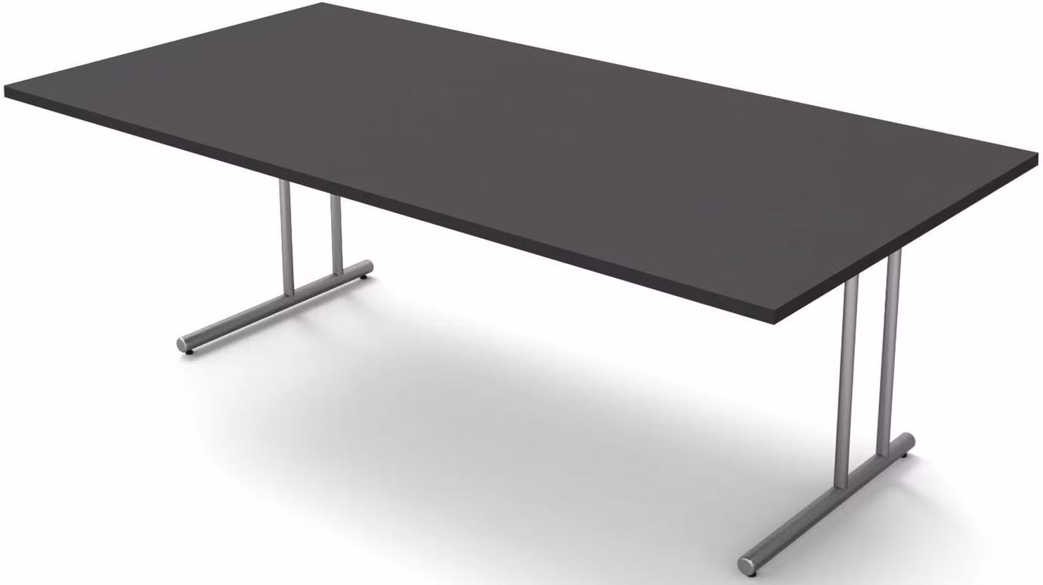 Scrivania Start Up, varie misure, antracite, dimensioni piano d'appoggio:200 x 100 cm