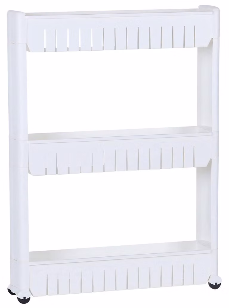 Omgoods - Ripiano modulare a nicchia - Carrello da cucina per set di erbe aromatiche (bianco)