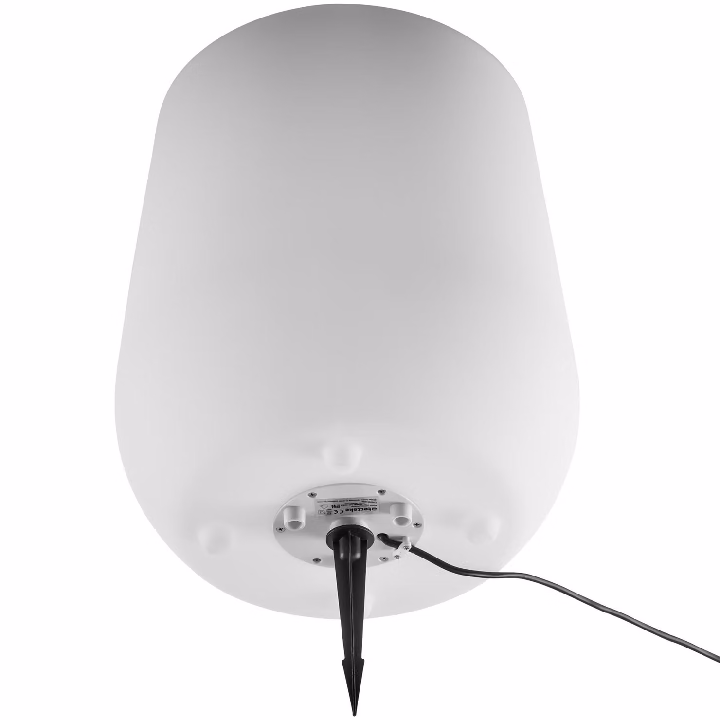 Vaso luminoso LED Luminous Courve Pot tectake bianco con telecomando e effetto RGB per giardino – 3