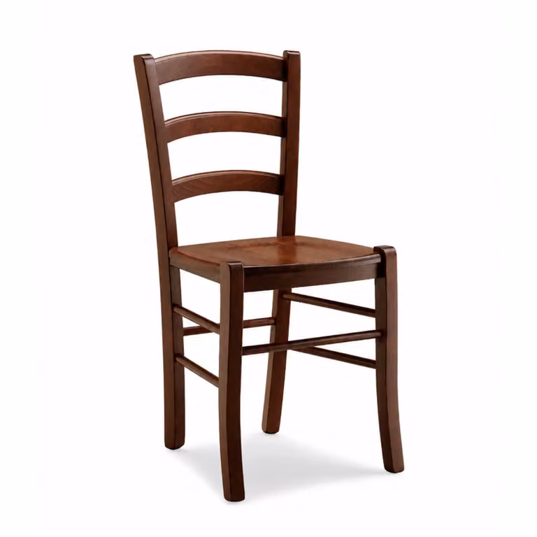 Set di 2 sedie APPIA in legno massello noce
