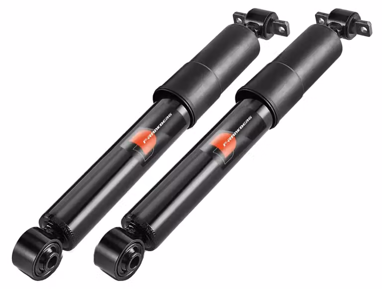 Ammortizzatore, lunghezza massima 444 mm, tipo a gas, design telescopico, sistema a singolo tubo, montaggio tramite occhiello