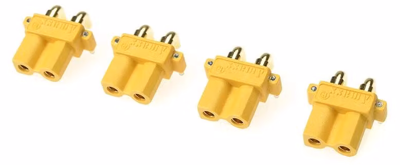 Connettore placcato in oro XT-30PW per batterie (4 pezzi)