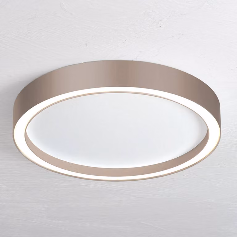BOPP Plafoniera a LED Aura, dimmerabile, Marrone / Ruggine, Soggiorno / Sala da pranzo, Alluminio, Moderno, Plafoniera LED