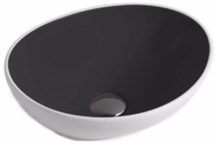 Lavabo MEXEN ELZA bianco/nero 40 cm