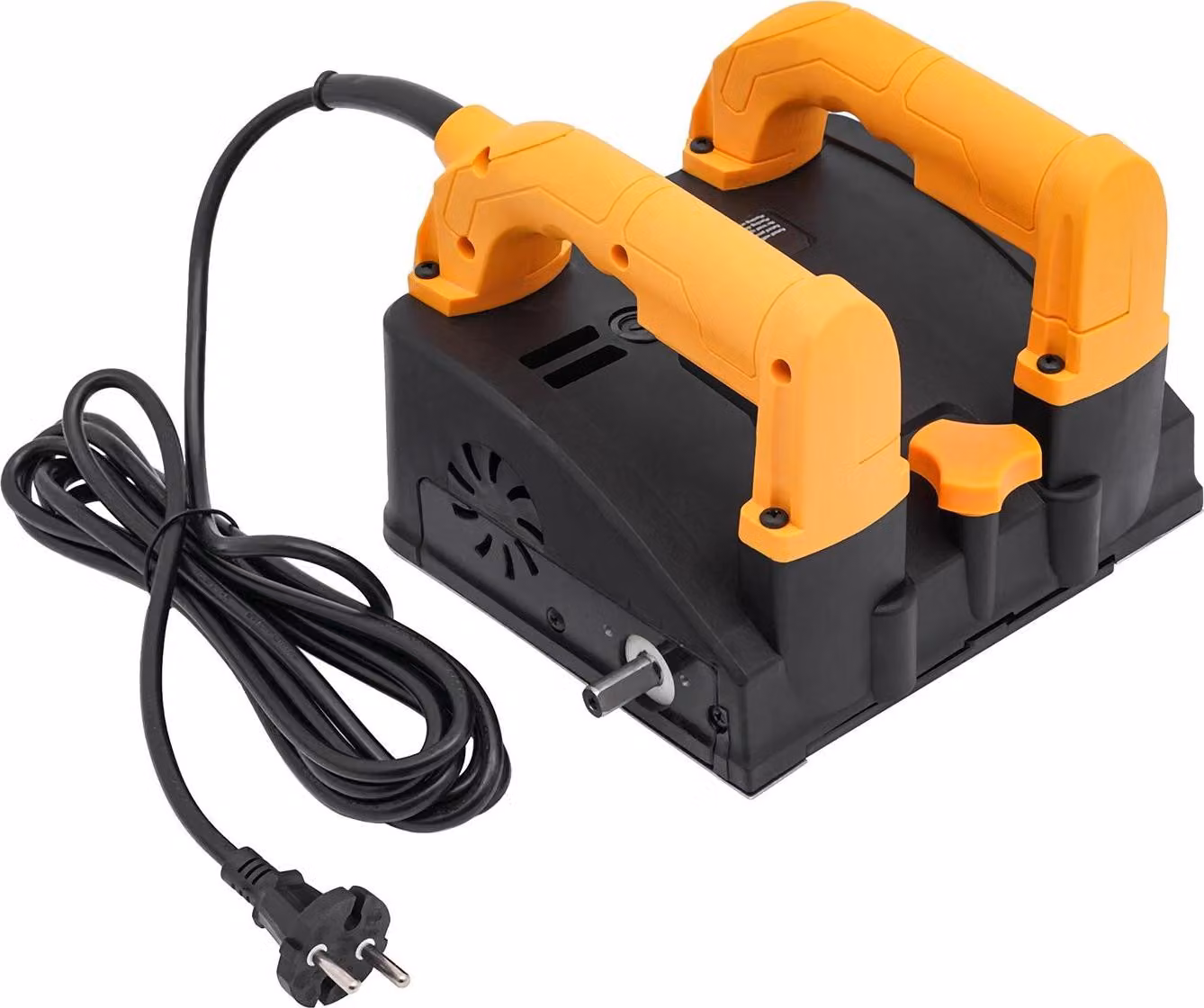 Fresatrice elettrica a muro/raschiatrice per calcestruzzo - 1200 W - Regolazione della profondità - Impugnatura a due mani - Potente aspirazione della polvere - Per l'edilizia e la ristrutturazione