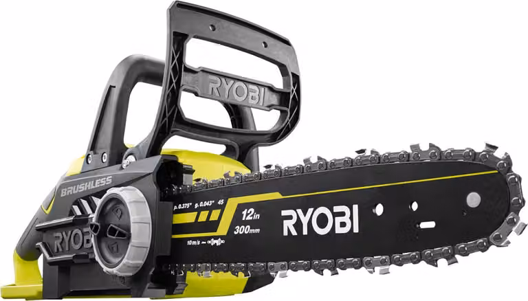 Motosega a batteria RYOBI RCS1830-140B 18V 4Ah, lunghezza lama 30cm, motosega a motore, motosega, motosega a batteria, motore brushless
