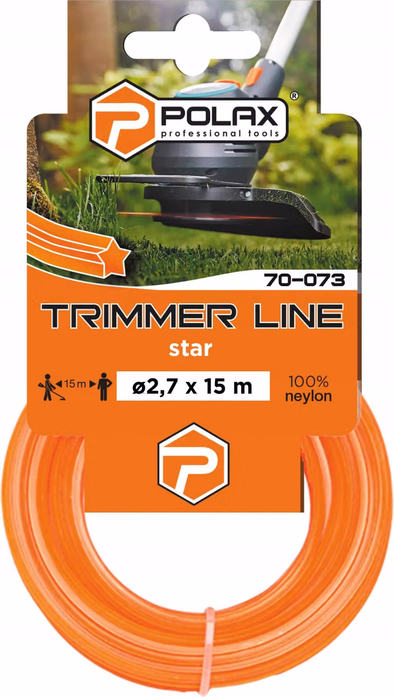 Filo di taglio per tagliabordi Gwiazda 2,7 mm x 15 m Polax