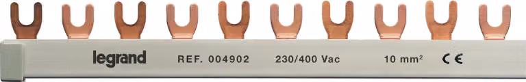 Legrand barra a forcella, 3 poli, 1 m, 10 mm², 1 pz.