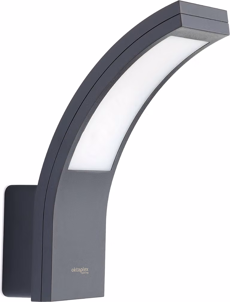Oktaplex Rio LED luce esterna IP54 3000K bianco caldo illuminazione esterna 230V lampada esterna antracite