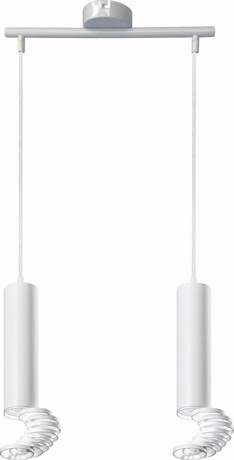 Lampada a sospensione TUBA 2X50W GU10 6/30 BIANCO 32-78636 Candellux