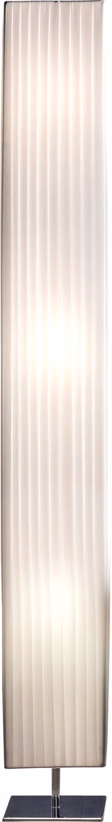 Lampada da terra 160 cm Angolare bianco, cromo