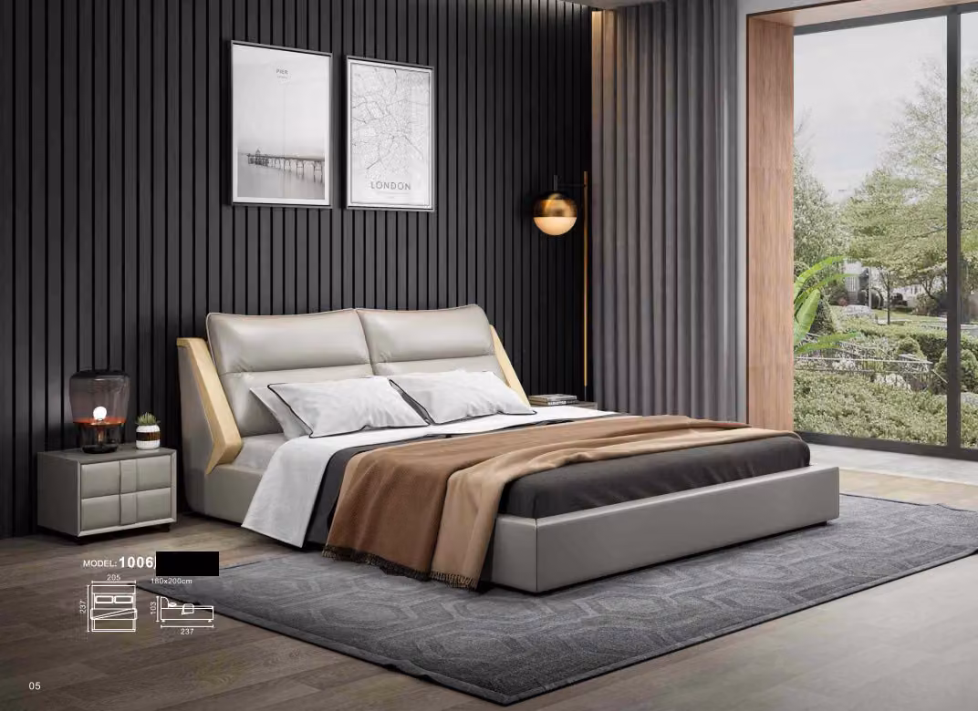 Schlafzimmer Luxus Bett Design Holz Bett Betten 180x200cm Betten Doppel Hotel